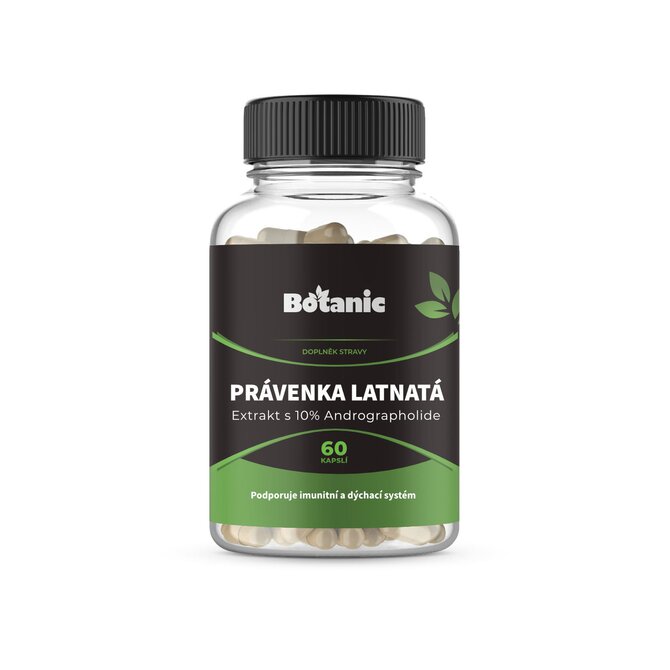 Botanic Právenka latnatá - Extrakt s 10% Andrographolide kapsle 60kap.