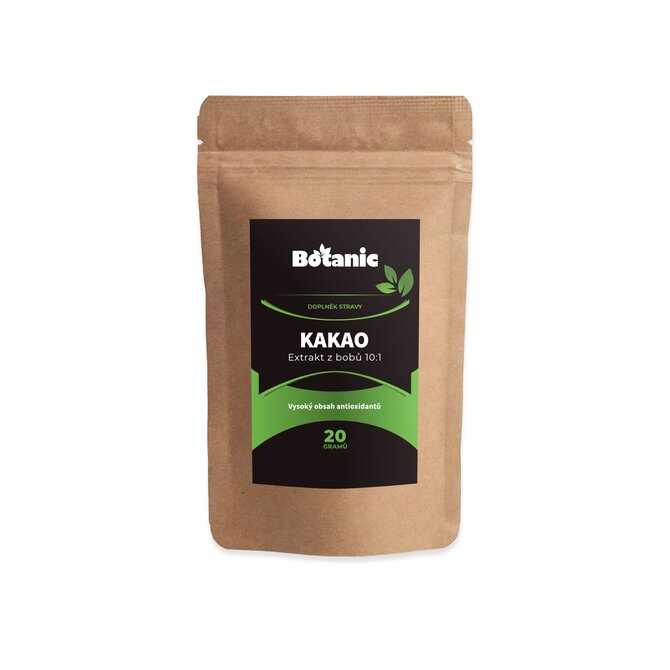 Botanic Kakao - Extrakt z bobů 10:1 v prášku 20g