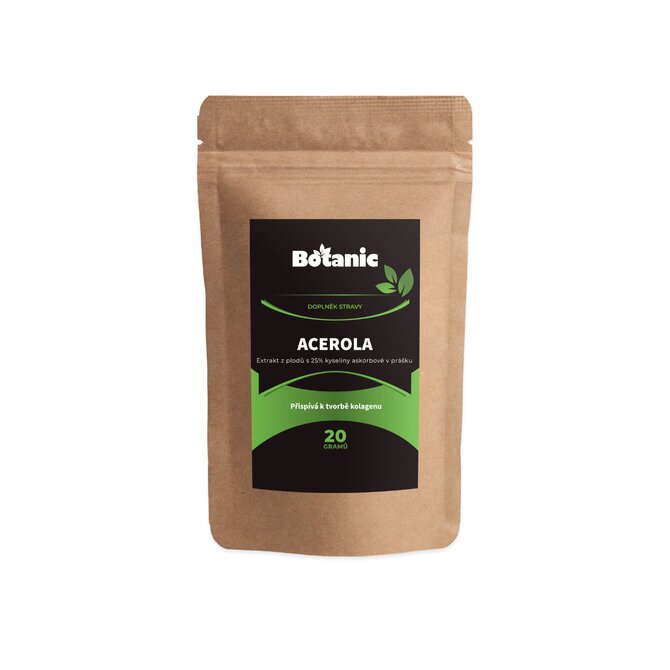 Botanic Acerola - Extrakt z plodů s 25% kyseliny askorbové v prášku