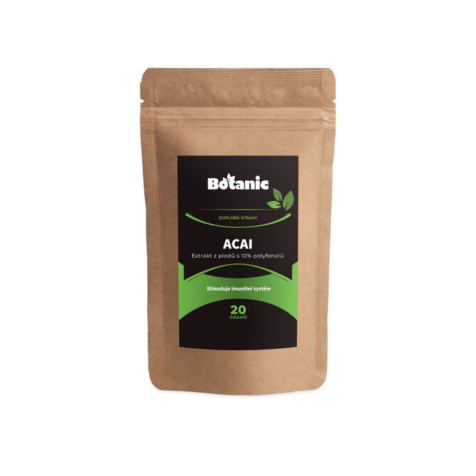 Botanic Acai - Extrakt z plodů s 10% polyfenolů v prášku