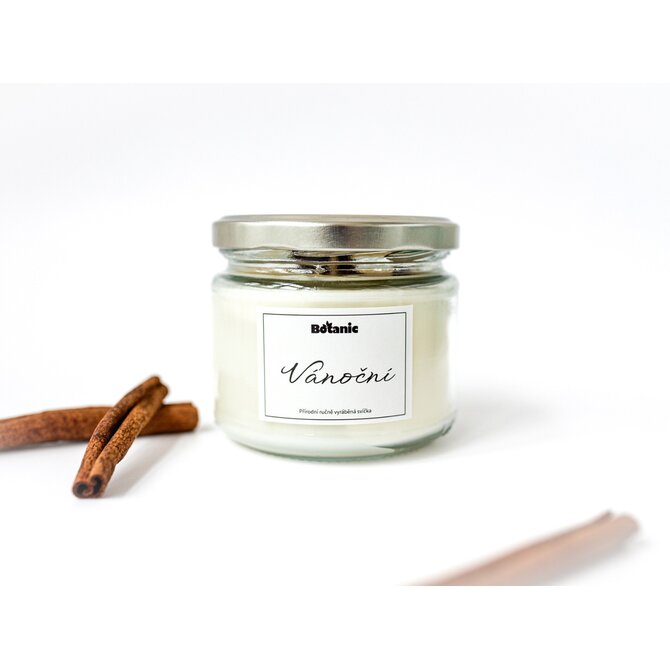 Botanic Vánoční svíčka - Zdobená aromatizovaná