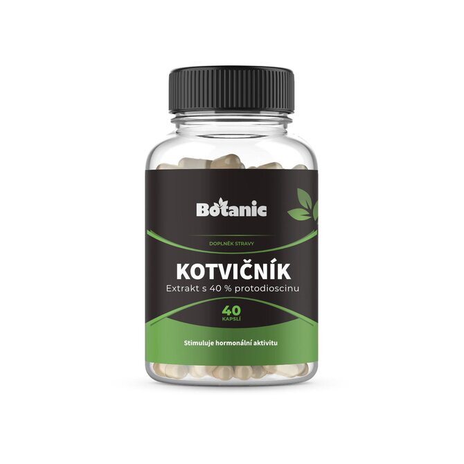 Botanic Kotvičník (Tribulus) - Extrakt 40 % protodioscinu v kapslích