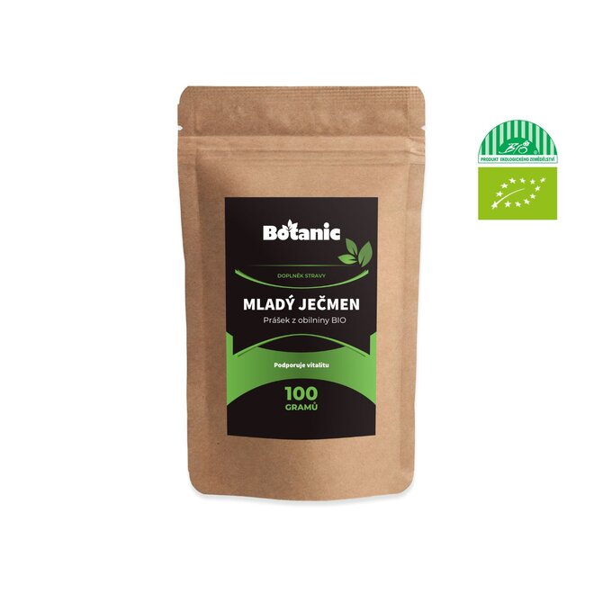 Botanic Mladý ječmen - prášek z obilniny BIO