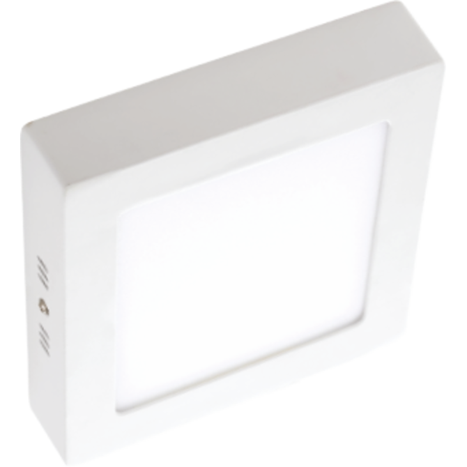 LED podhledové čtvercové bodové svítidlo, 18W Studena bílá - 6500K