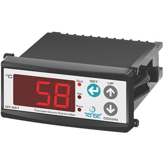 Regulátor termostat teploty pro montáž do panelu ON - OFF s externím čidlem
