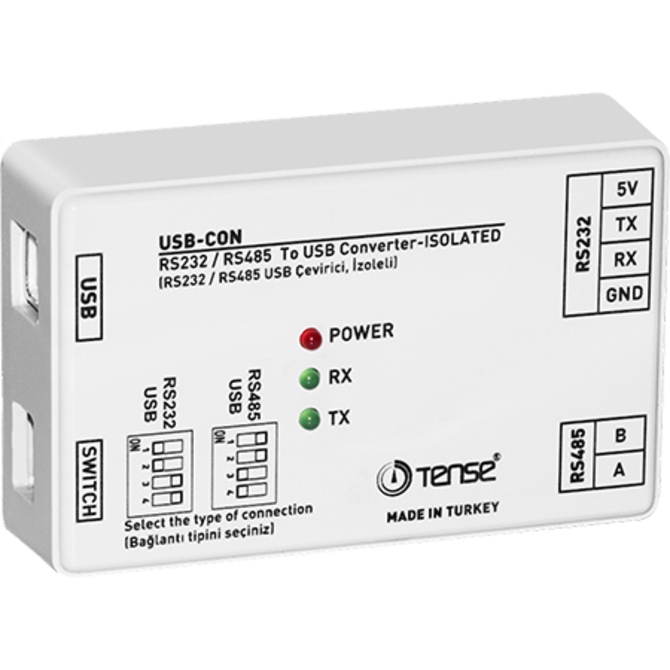 Konvertor rozhraní Modbus Převodník protokolov RS485 na RS232 do PC přes USB