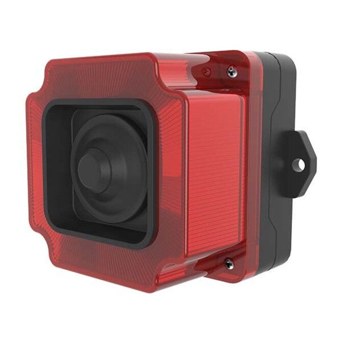 Těžká siréna/houkačka (7 tónů) s červeným stroboskopickým světlem 85-260 V