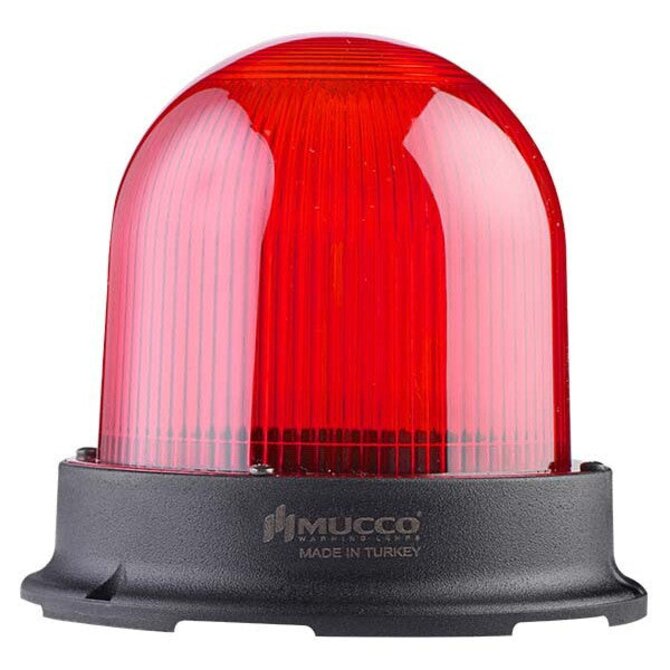 Signální maják s bzučákem, ø125mm, 85-250 V AC/DC