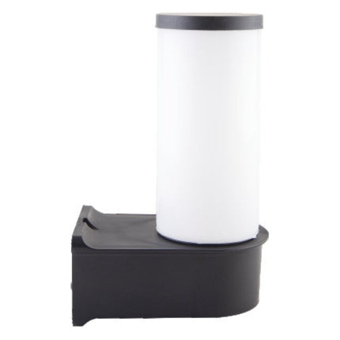 Zahradní venkovní nástěnná svítidlo, E27 25cm černá plast