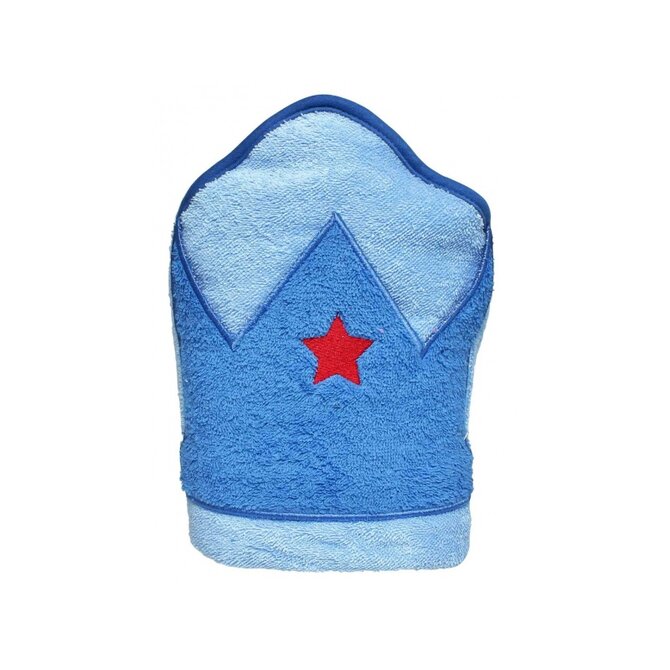 Playgro - Dětská osuška s kapucí modrá Textil