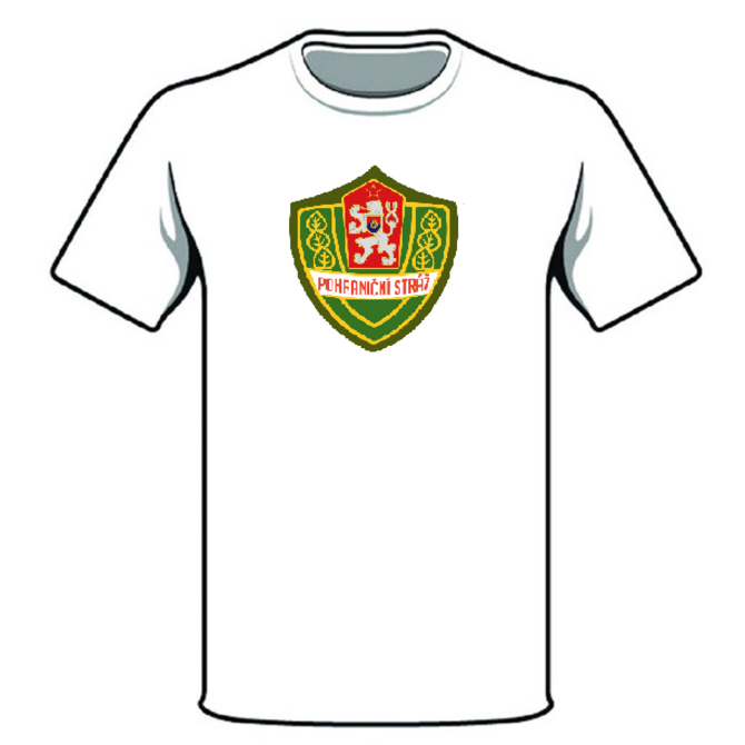 Retro tričko - Pohraniční stráž Barva: Bílá, Velikost: XL