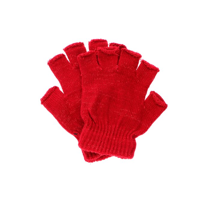 Ewena Dětské bezprsté rukavice třpitivé - různé barvy Barva: Bordová