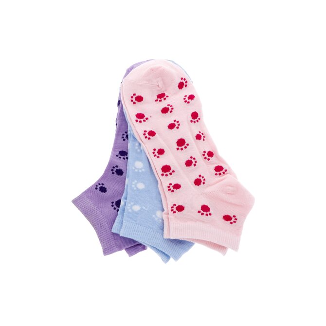 PESAIL Kotníkové ponožky 3 pack různé barvy 35-38 35-38, 80% bavlna, 15% polyester a 5% elastan