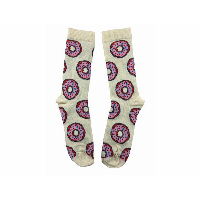 VIRGINA Vysoké ponožky donut 39-42 35-38, Bambus 85% bavlna, 10% polyamid a 5% elastan