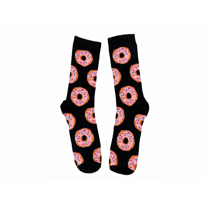 VIRGINA Vysoké ponožky donut 35-38 35-38, Bambus 85% bavlna, 10% polyamid a 5% elastan