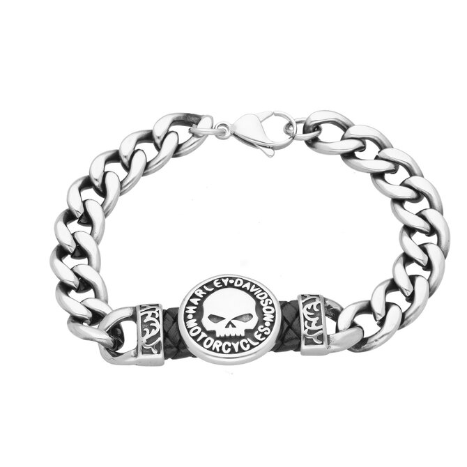 Ewena Ocelový náramek HARLEY DAVIDSON JGF854