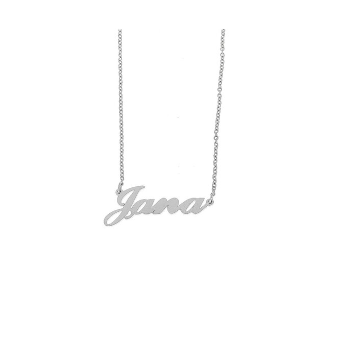 Ewena Řetízek z oceli se jménem Jana stříbrný