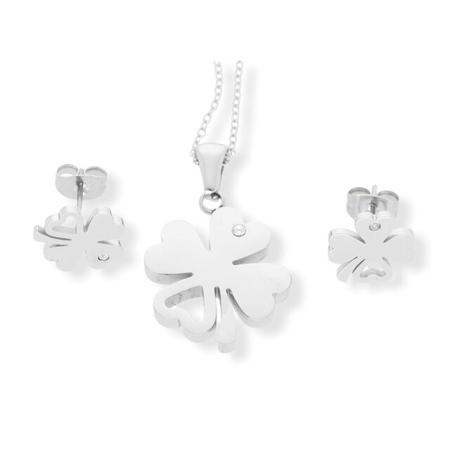 Ewena Souprava čtyřlístek z chirurgické oceli DLF473