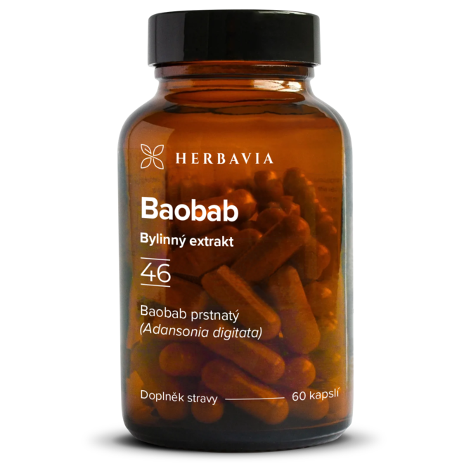 Baobab bylinný extrakt - 60 kapslí / Herbavia.cz