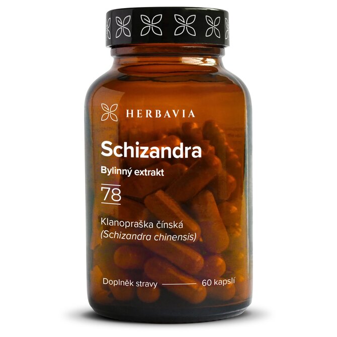 Schizandra bylinný extrakt - 60 kapslí / Herbavia.cz