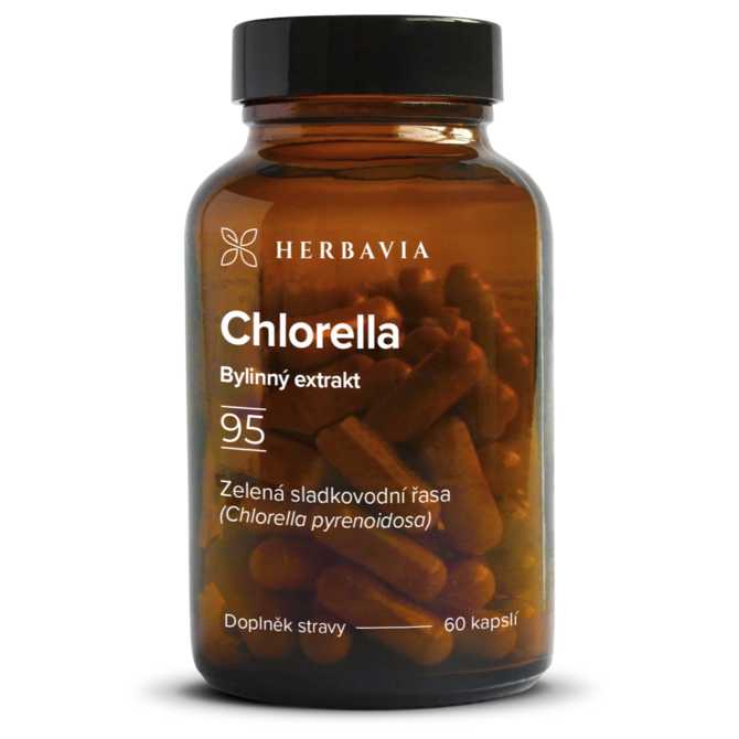 Chlorella přírodní extrakt - 60 kapslí / Herbavia.cz