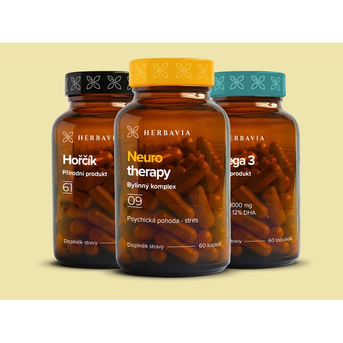 Antistress TRIO - přírodní produkty - 180 tobolek / Herbavia.cz