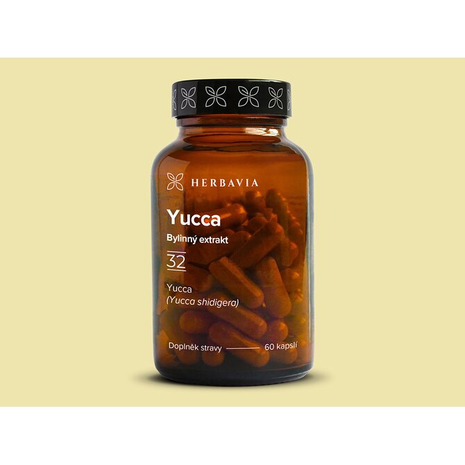 YUCCA bylinný extrakt - 60 kapslí / Herbavia.cz