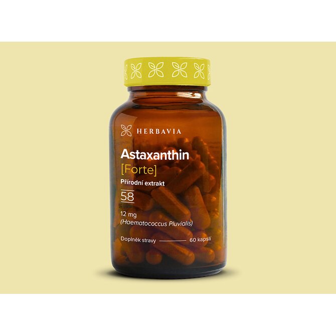 Astaxanthin FORTE přírodní produkt - 60 kapslí / Herbavia.cz