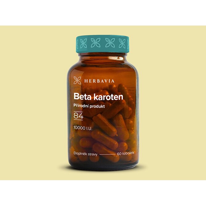 Beta karoten - přírodní produkt- 60 tobolek / Herbavia.cz