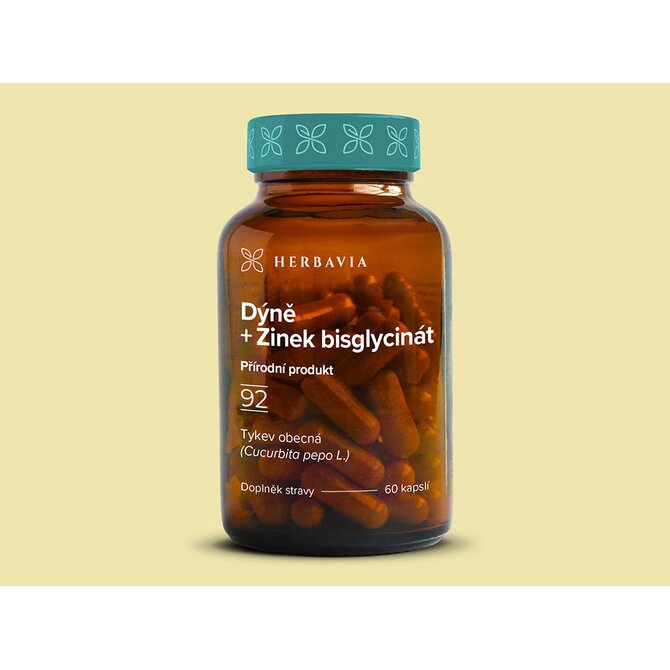 Dýně + Zinek bisglycinát extrakt - 60 kapslí / Herbavia.cz