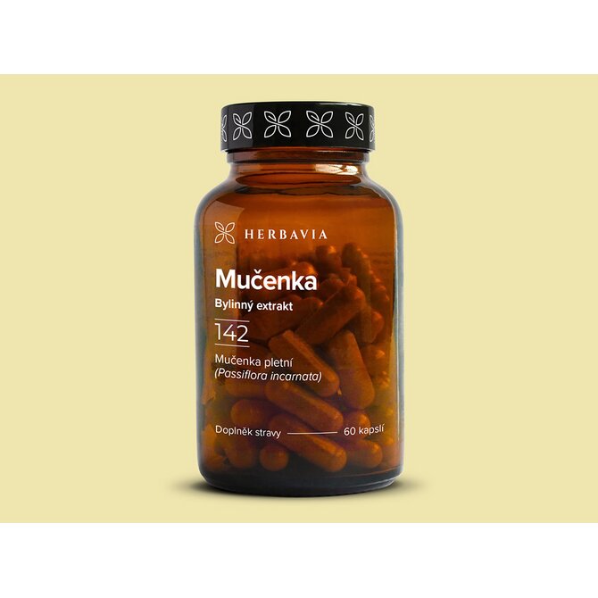 Mučenka - pletní - 60 kapslí -Passiflora incarnata - doplněk stravy - herbavia.cz