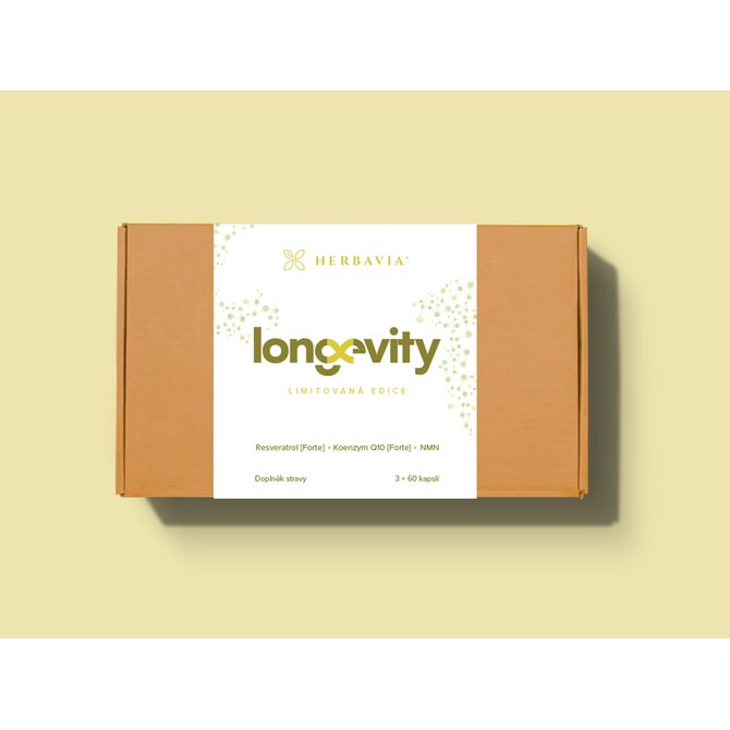 My longevity edice - biohacking - 3x60 kapslí -doplněk stravy- přírodní produkt- Herbavia