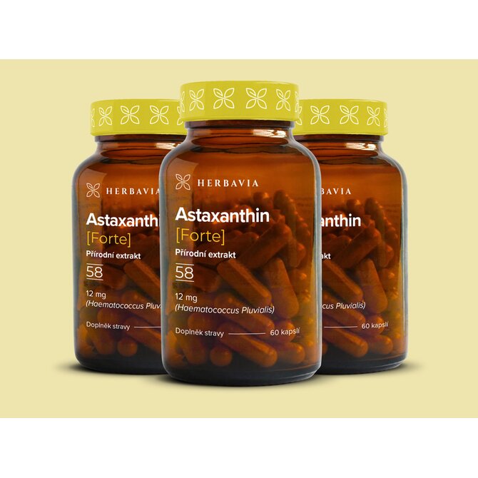 Astaxanthin FORTE přírodní produkt - 60 kapslí / Herbavia.cz