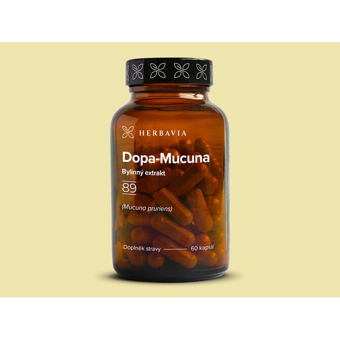DOPA MUCUNA  extrakt 60 kapslí / Herbavia.cz