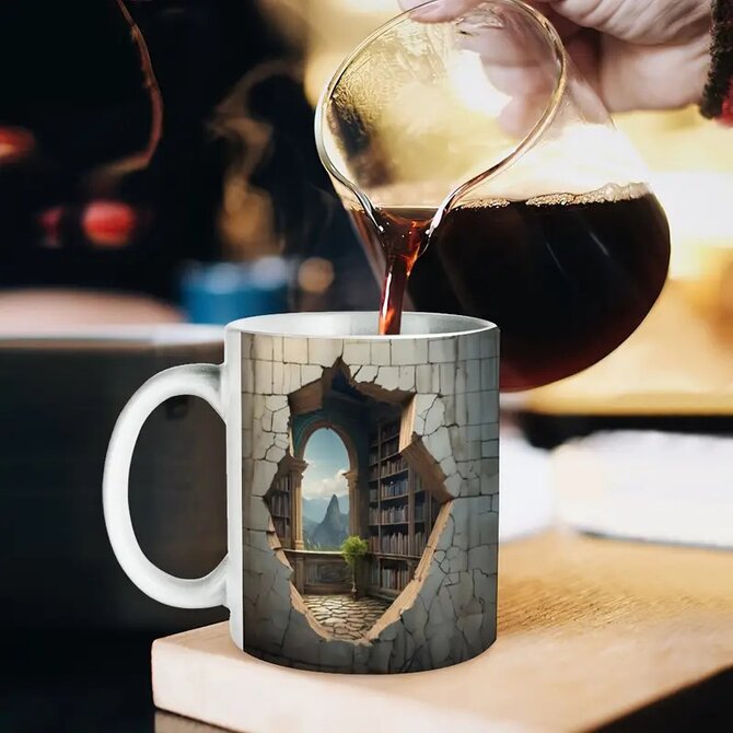 Hrnek pro chvíle čtení - Tajemná knihovna