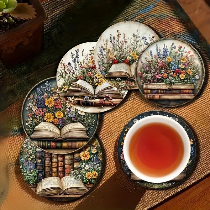 Elegantní kulaté podtácky
