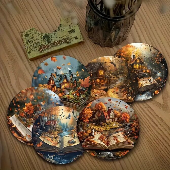 Elegantní kulaté podšálky