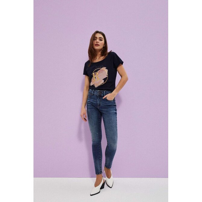 Moodo Kalhoty dámské BELLY modrá, XS