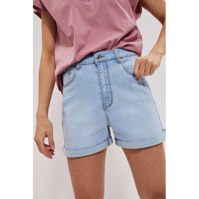 Moodo Kraťasy dámské jeans LYOR modrá, XS