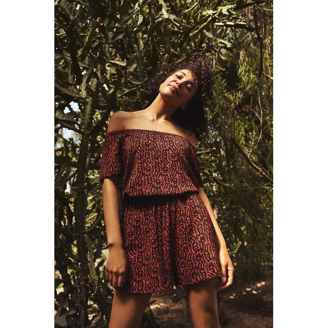 Moodo Overal dámský FINTE červená, XS