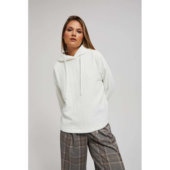 Moodo Mikina dámská WSIU bílá, XS