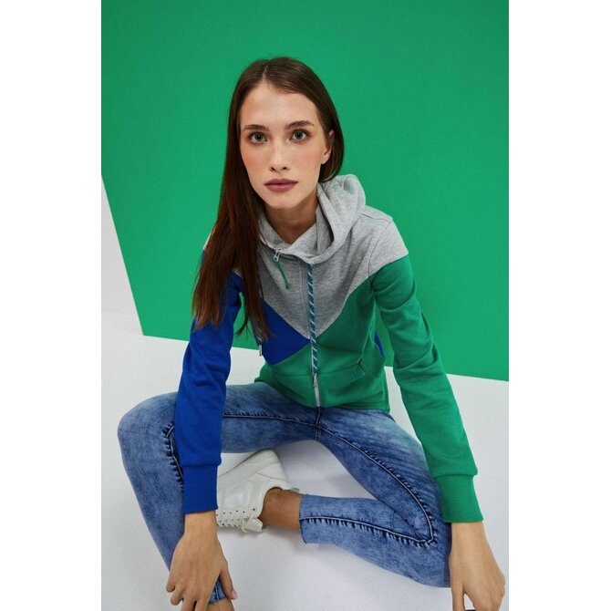 Moodo Mikina dámská PULI zelená, XS