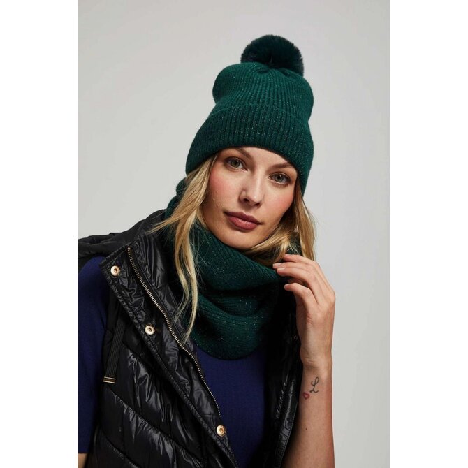 Moodo šála dámská FRUSTE zelená