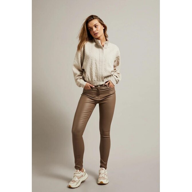 Moodo Kalhoty dámské VOSKO hnědá, XS