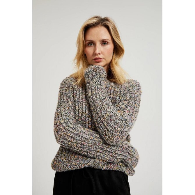 Moodo Svetr dámský BRIE tmavě šedá, S