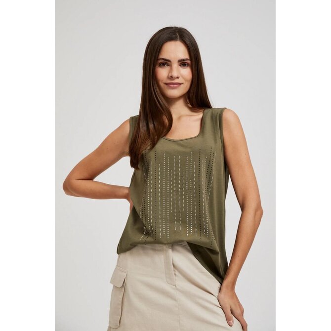 Moodo Tričko dámské TEKA světle zelená, XL