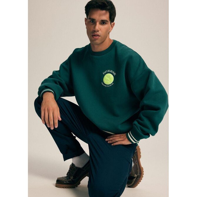 Diverse Pánská mikina QUICKBALL zelená, XL