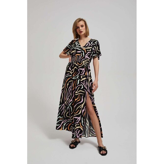 Moodo šaty dámské MAXI černá, XS