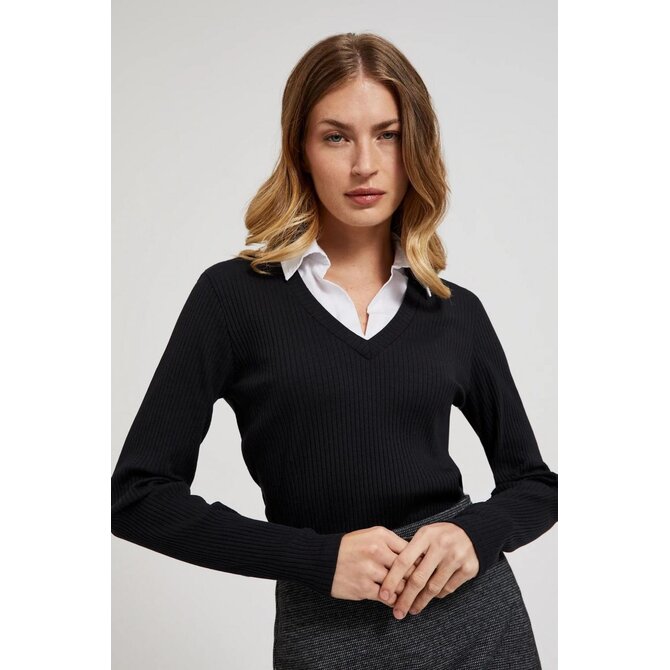 Moodo Dámská halenka NATY černá, S