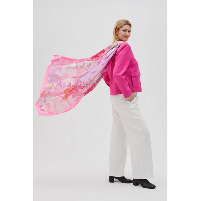 Moodo šátek dámský LET růžová